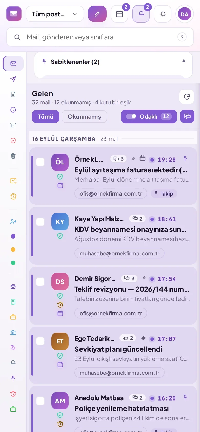 SmartMail mobile app