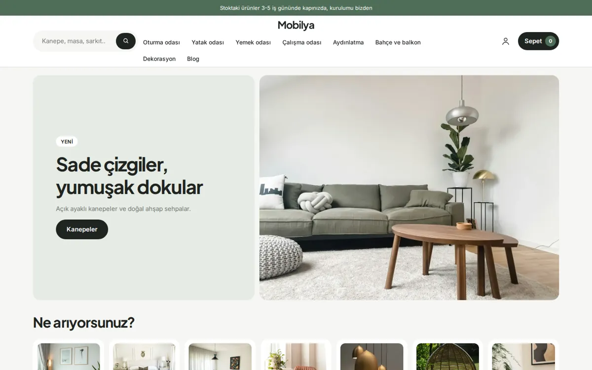 Kuzey teması (mobilya) ana sayfası