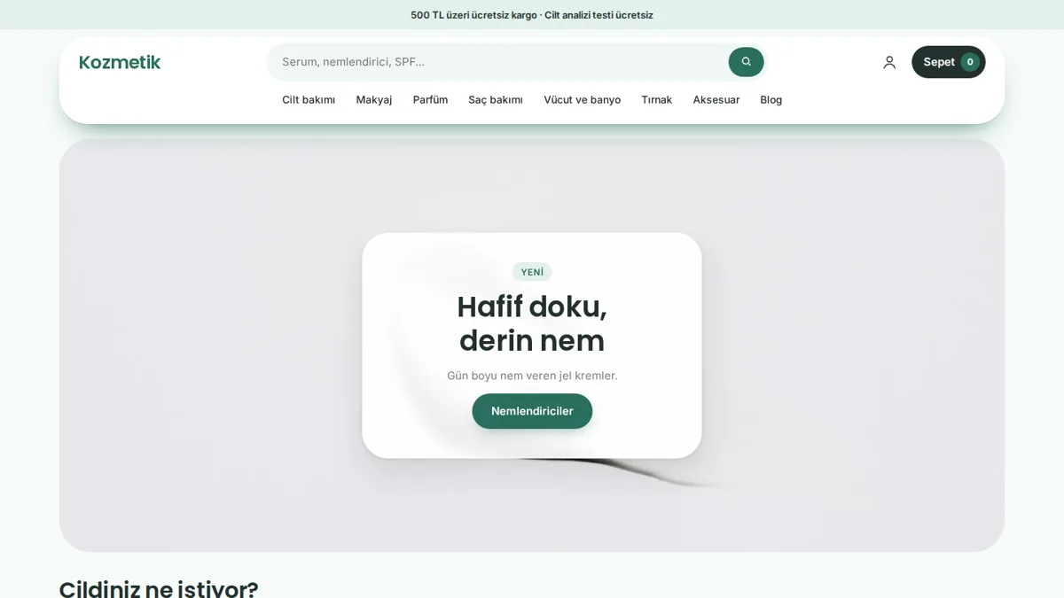 Işıltı teması (kozmetik) ana sayfası